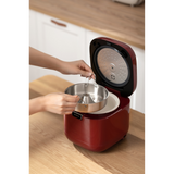 HIMEJI 1L Low GI Rice Cooker - Red (Ceramic Glaze Inner Pot)