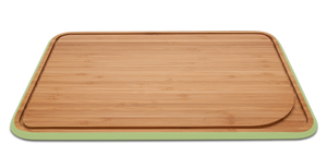 Pebbly Cutting board (M) - Green Rim