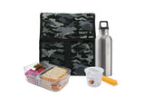 Packit Freezable Charcoal Camo Personal Cooler – In-use View  