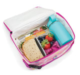 Packit Freezable Unicorn Pink Classic Lunchbox Bag – In-use View  