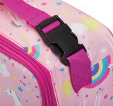 Packit Freezable Unicorn Pink Classic Lunchbox Bag – Buckle usage View