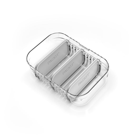 Mod Lunch Bento Container - Grey